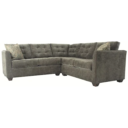 Contemporary 2 Piece Sectional